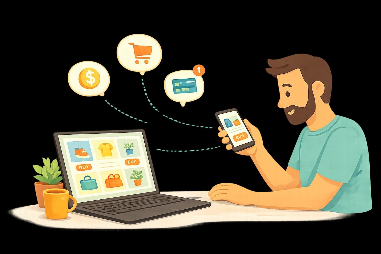 Adding gift ideas from a smartphone